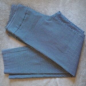 Elliott Lauren Black and White Geometric Pants, Size 6